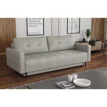 Разтегателен диван светло сив- dory