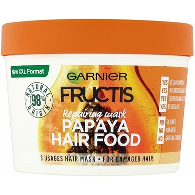 Garnier Fructis Papaya Hair Food maska na poškodené vlasy 400 ml