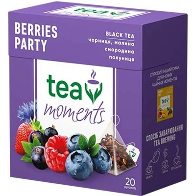 Tea Moments Čaj Berries Party 20 pyramid