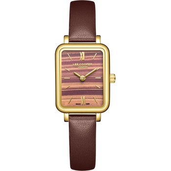 Lee Cooper LC08208.142 Дамски часовник, Кафяв- Кафяв циферблат, Кожена каишка