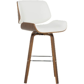 Carmen Бар стол Carmen 4027 - орех / бял (3521133_1)