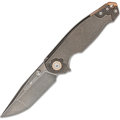 Viper Katla M390 Dark Stonewash 3D Titanio Handle Cuprum