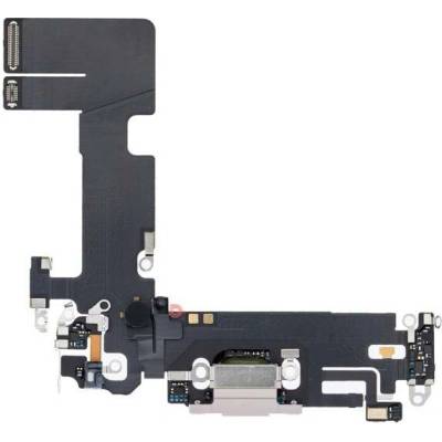 AppleKing nabíjecí a audio flex konektor pro iPhone 13 - růžový