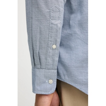 Tommy Hilfiger Памучна риза Tommy Hilfiger в синьо със стандартна кройка с италианска яка MW0MW40461 (MW0MW40461)