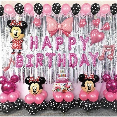 Cakesicq Balónková girlanda Minnie růžová