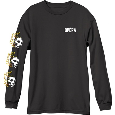 Opera tričko fire Mask LS Tee Black