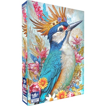 Image 1 of Black Sea Пъзел Black Sea от 500 части - Сред цветята: Сойка (BS82404)