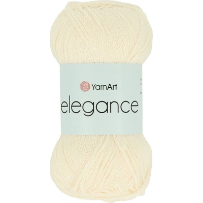 Yarnart Elegance 118 krémová s trblietavým vláknom