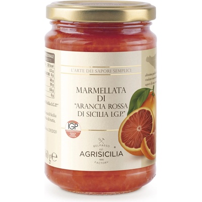 Agrisicilia marmeláda z červeného sicílskeho pomaranča I.G.P. 6 x 360 g