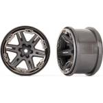 Traxxas диск 2.8" RXT въглеродно сив/черен хром (2)