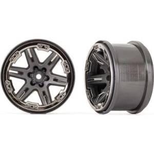 Traxxas диск 2.8" RXT въглеродно сив/черен хром (2)
