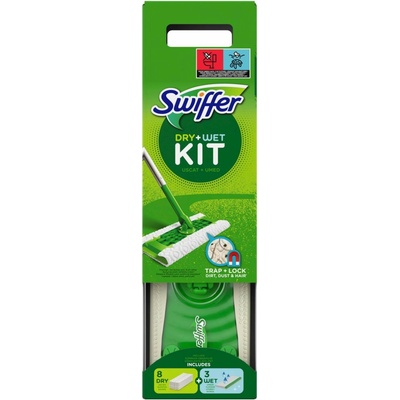 Swiffer mop startovací sada 8+3 Mokré a suché náplně + mop