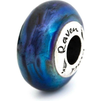 Korálek Havraní Duch - Black Raven Beads
