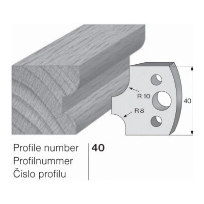 IGM profil 040 - pár omezovačů 40x4mm SP
