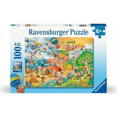 Ravensburger dla dzieci 2D 4 pory roku 100 dílků