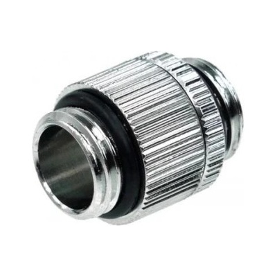 Alphacool Адаптер Alphacool HF, Двоен нипел, G1/4 - G1/4, Въртящ се, Сребрист (64221)