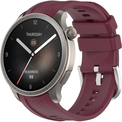 PROTEMIO SILICONE Vymeniteľný remienok pre Amazfit Balance bordový 85692