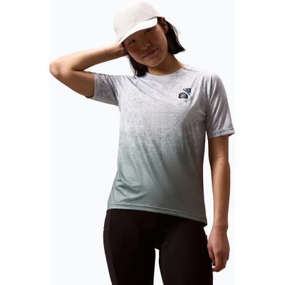 Endura Дамска тениска за колоездене Endura Singletrack Print W aero blue
