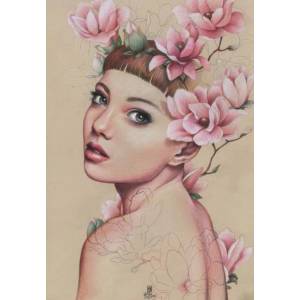 Grafika Art Puzzle - Puzzle Misstigri: Magnolias - 1 000 piese
