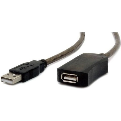 Gembird UAE-01-10M aktivní prodlužka USB, 10m, černý