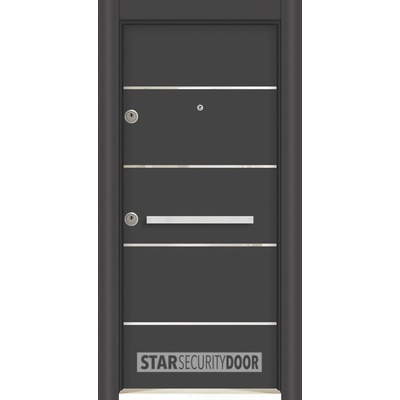 Starsteeldoor Блиндирана врата Outdoor - LP Инокс антрацит (цена без монтаж)