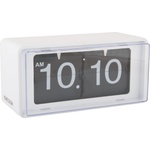 Karlsson Retro Boxed Flip стенен или настолен часовник, бял (KA6055WH) Будилник