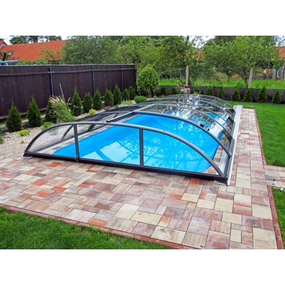 Alukov Zastřešení Azure Compact Flat LL 7,62 x 3,50 m – Zboží Dáma