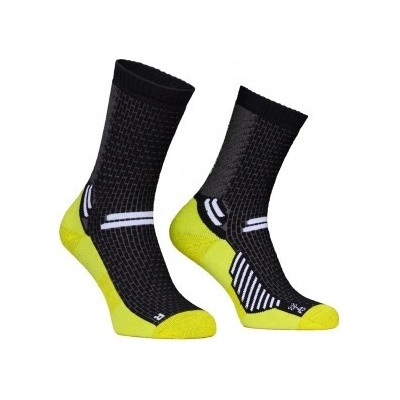 High Point Trek 4.0 vysoké trekové ponožky Black/celery