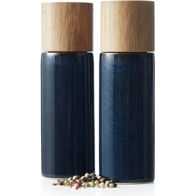 Bitz Комплект мелнички за черен пипер и сол, 16, 7 см, син, Bitz (BITZ821503)