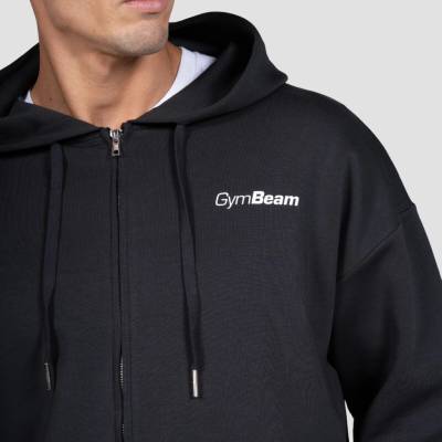 GymBeam mikina so zipsom Relay Black