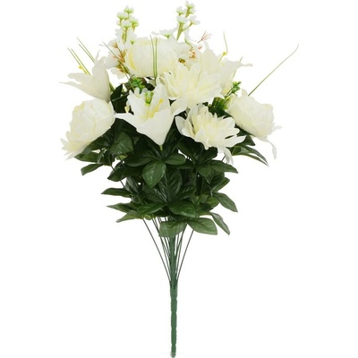 KYTICA PIVONKA, DALIA, ĽALIA BIELA 67CM