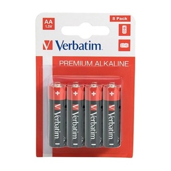 Verbatim 49503 Алкална батерия AA-LR6 Mignon, AA, 1.5V, блистер, 8 бр (49503)