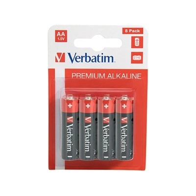 Verbatim 49503 Алкална батерия AA-LR6 Mignon, AA, 1.5V, блистер, 8 бр (49503)