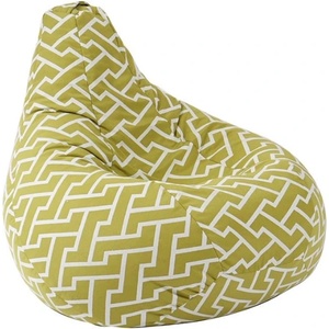 Pufrelax Пуф круша за деца 4-14 г. , 160л. , Nirvana Light, Zippity Green, Перящ се калъф, Пълнеж от Полистиролни перли, Гама Premium (PUF-G-NL-PT-ZIG)