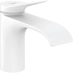 Hansgrohe Vivenis - Кран за умивалник, за студена вода, EcoSmart, матово бяло 75013700 (75013700)