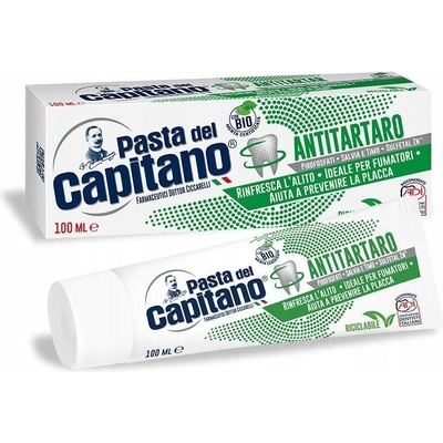 Pasta Del Capitano pre fajčiarov proti zubnému kameňu 100 ml