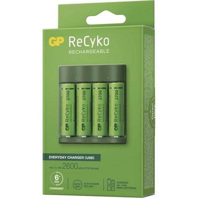GP Everyday B421 + 4x AA 2700mAh