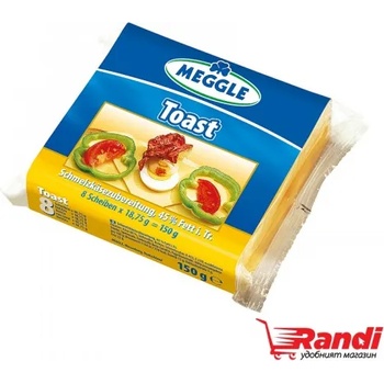 Image 1 of Meggle Топено сирене сандвич тост слайс Meggle 150гр