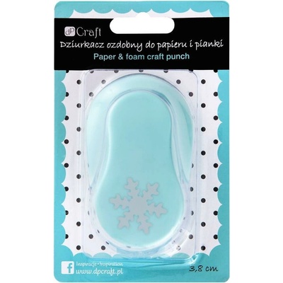 dp Craft Raznice na papír a pěnovku L sněhová vločka 3,8 x 3,8 cm