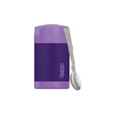 Thermos Dětská jídelní termoska lžící 470 ml fialová
