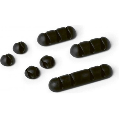 Durable Úchytka na káble CAVOLINE CLIP MIX čierna 504137