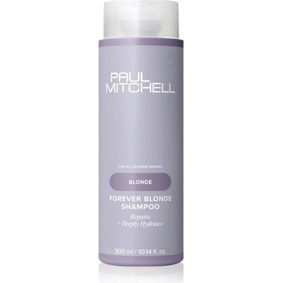 Paul Mitchell Blonde Forever Blonde Shampoo fialový šampón pre zosvetlené, melírované studené blond vlasy 300 ml