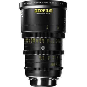 DZO Optics DZOFilm Pictor 12-25mm T2.8 Super35 Parfocal Zoom Lens (PL/EF, )