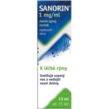 SANORIN NAS 1MG/ML NAS GTT SOL 1X10ML