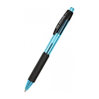Pentel Автоматична химикалка Pentel Kachiri 457, син цвят на писане, 0.7 mm, син, цената е за 1бр. (продава се в опаковка от 12бр. ) (OK26833)