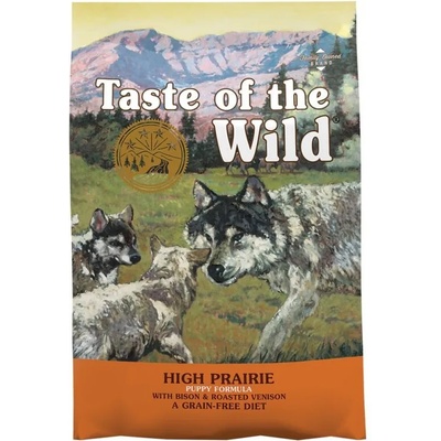 Taste of the Wild High Prairie Puppy за подрастващи кученца с бизон и елен 12.2kg