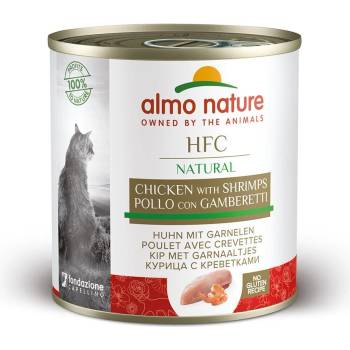 Almo Nature HFC Natural s kuřecím masem a krevetami 12 x 280 g