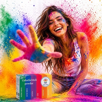 ISO 10564 Holi barevný prášek 10x100 g color