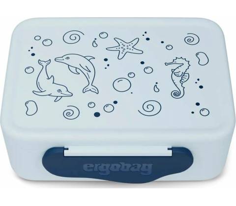 Ergobag Plastic Lunchbox Dolphin uni