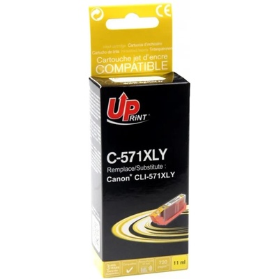Compatible Мастилница UPRINT CLI 571XL-M CANON, Yellow (LF-INK-CAN-CLI571Y-XL-UP)